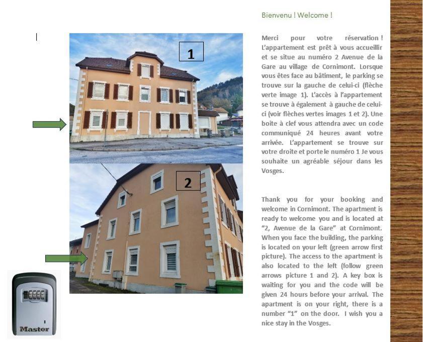 Le Petit Counehet Cornimont Kültér fotó